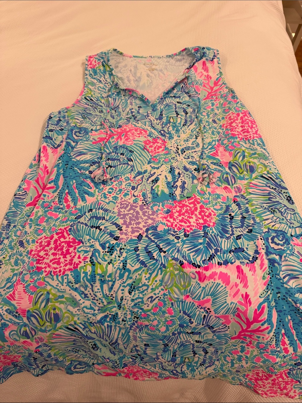 Lilly Pulitzer Sleeveless Dress in Turquoise, Pink & Purple